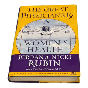 The Great Physician's Rx for Women's Health Hardcover Jordan & Nicki Rubin Book